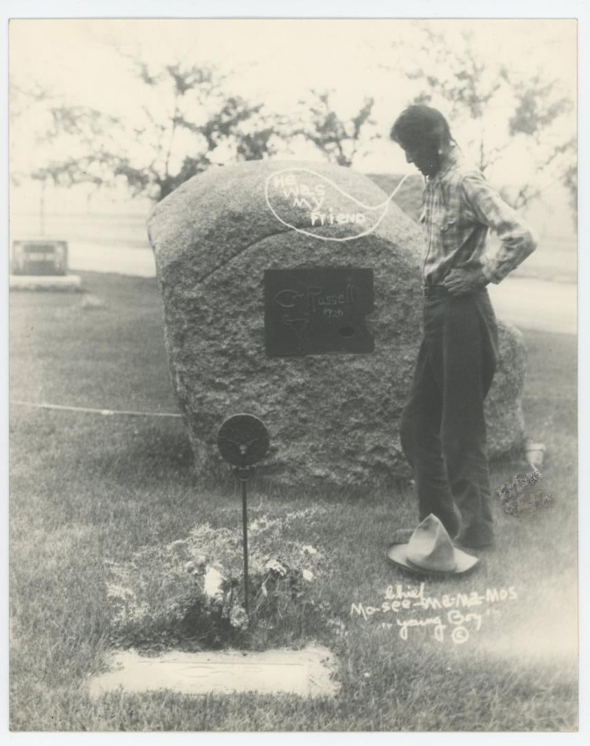Chief Young Boy Charles M Russell Grave Photo (1 of 3)