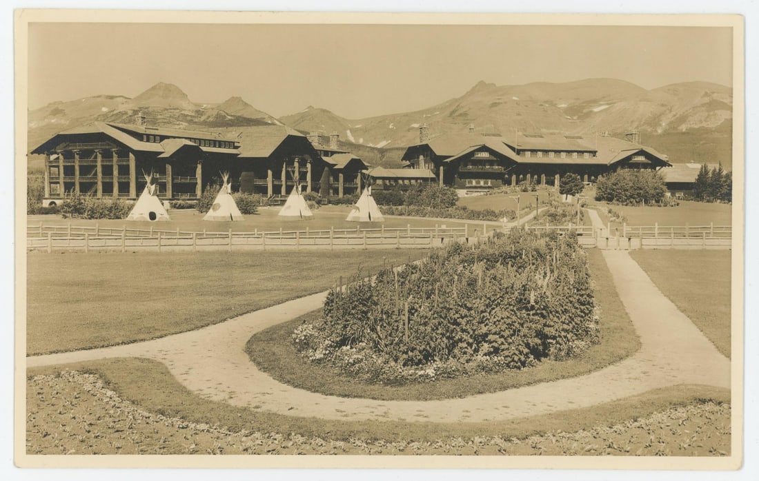 Glacier National Park Hotel Montana Photo: 7" by 11"