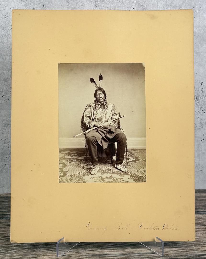 Antonio Zeno Shindler Rushing Bull Indian Photo (1 of 5)
