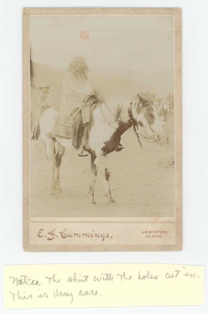Il-Stam-Kat Nez Perce Indian Cabinet Photo (1 of 3)