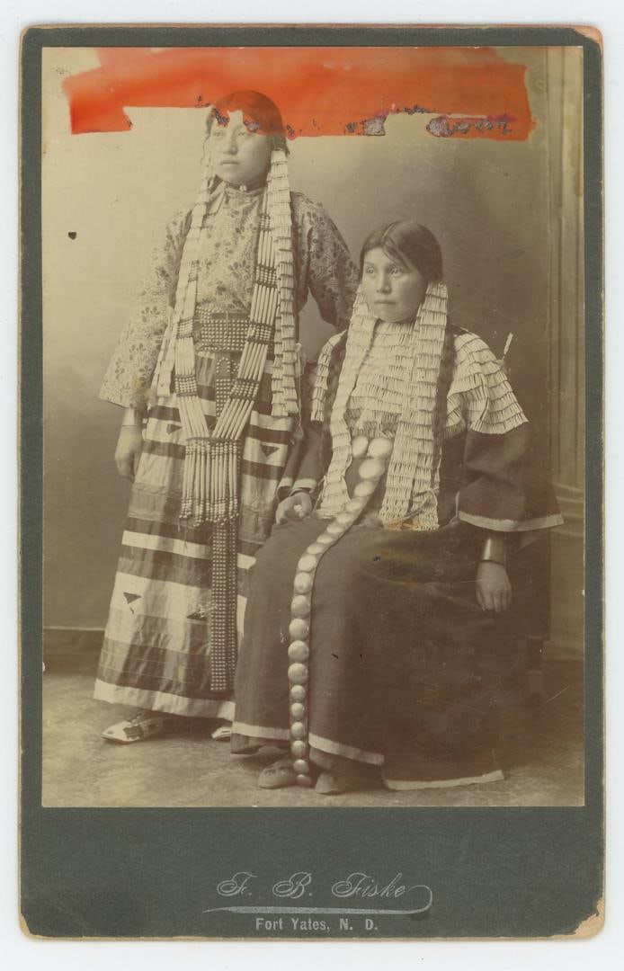 Frank Bennett Fiske Crow Indian Cabinet Photo (1 of 4)