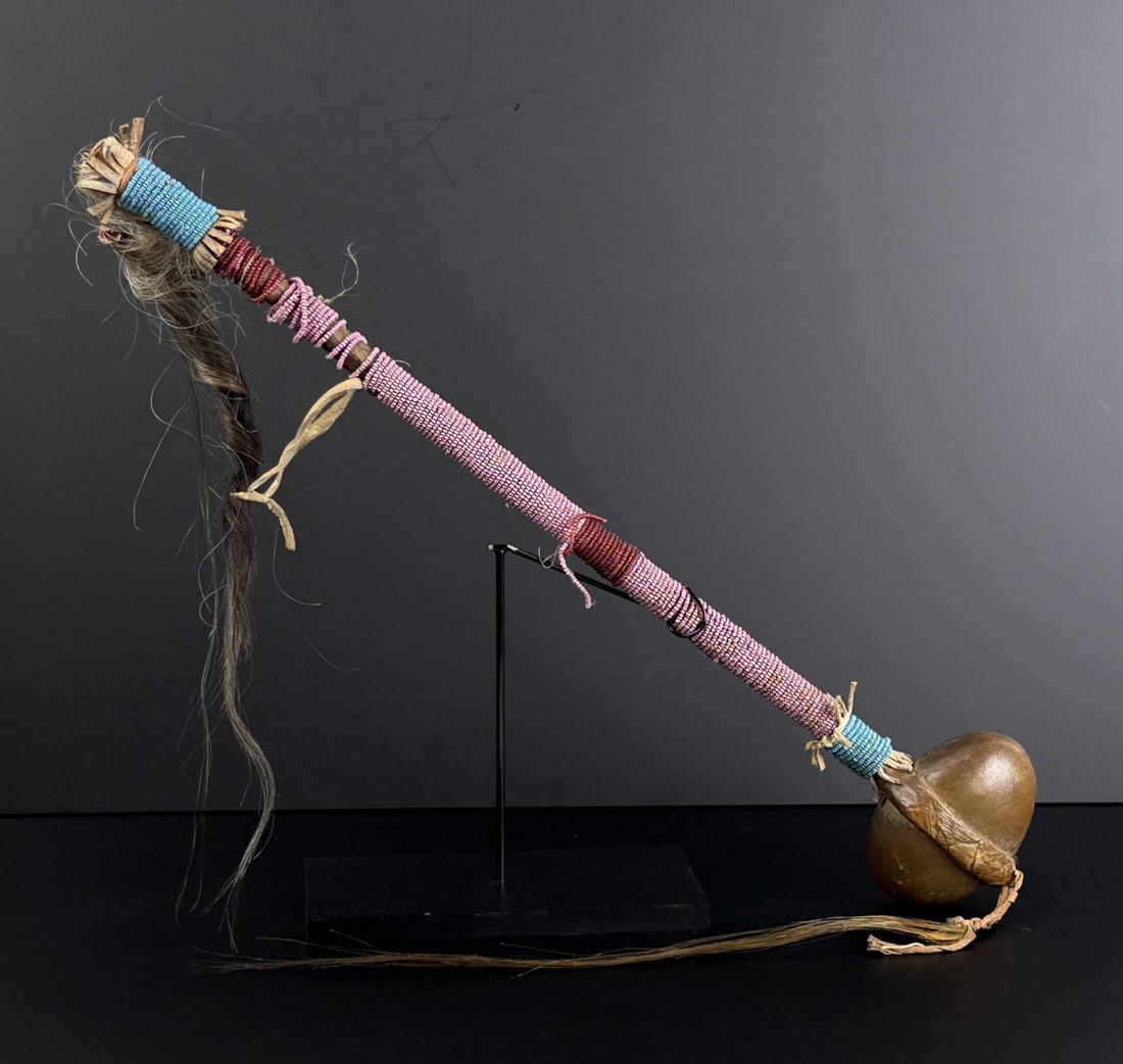 Crow Montana Native American Indian War Club: Second Half of the 19th Century. 20 5/8" long.