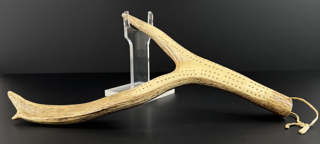 Montana Elk Horn Cribbage Board (1 of 5)
