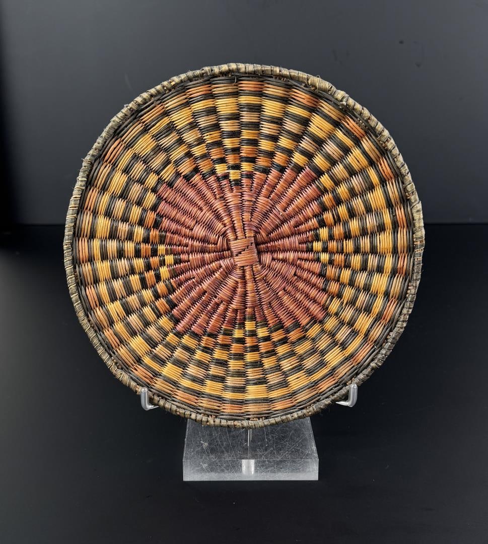 Hopi Native American Indian Basket Tray Third Mesa (1 of 7)