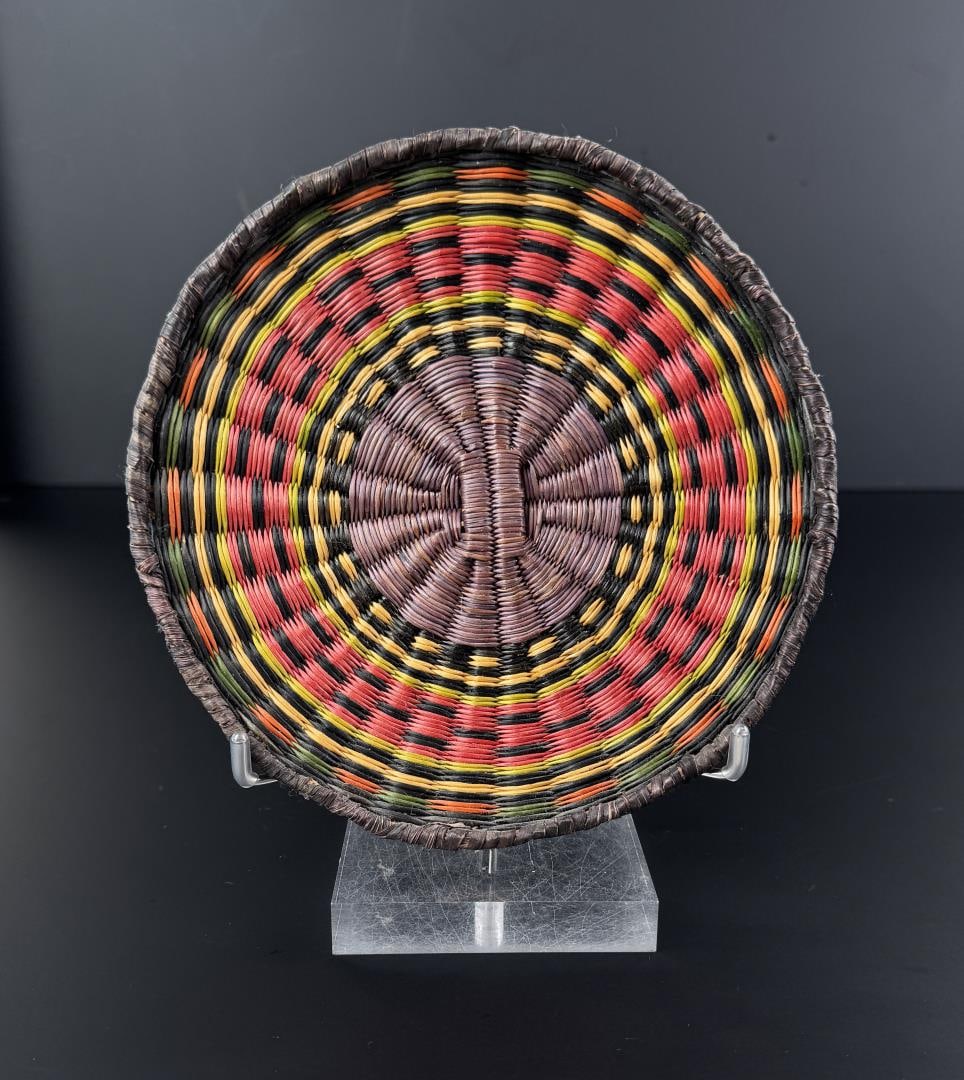 Hopi Native American Indian Basket Tray Third Mesa (1 of 7)