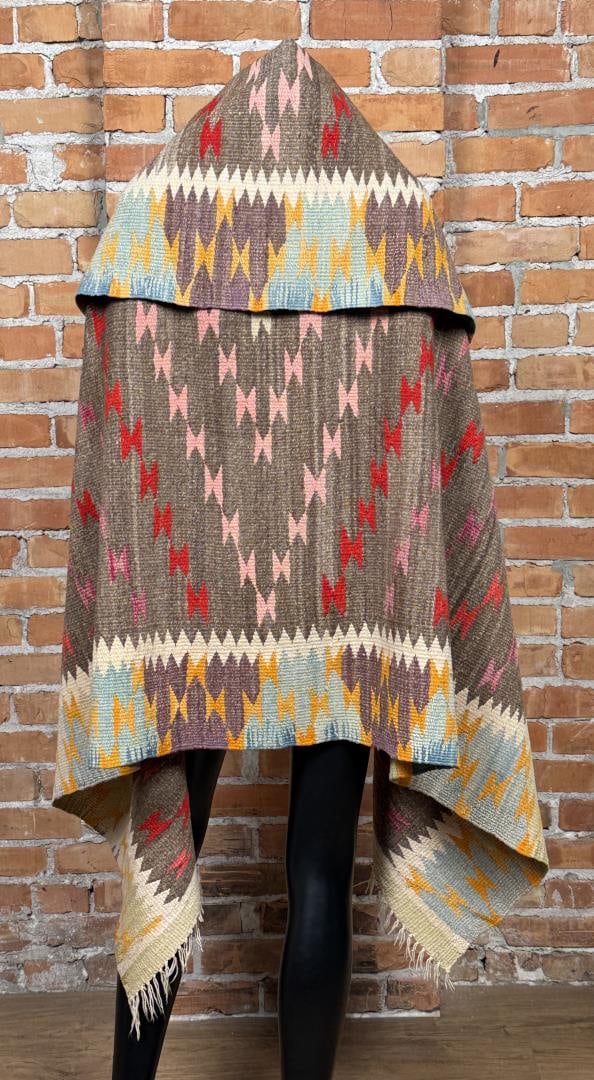 Rio Grande Navajo Indian Butterfly Pattern Blanket (1 of 6)