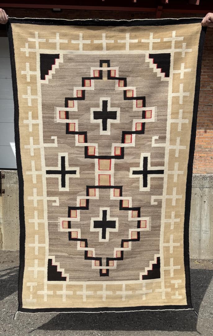 Klagetoh Cross Navajo Indian Rug (1 of 6)