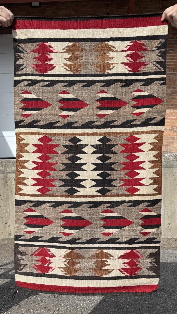 Navajo Indian Chinle Saddle Blanket Rug (1 of 5)