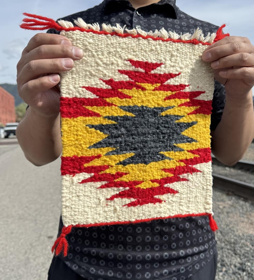 Navajo Indian Gallup Sampler Throw Rug (1 of 3)