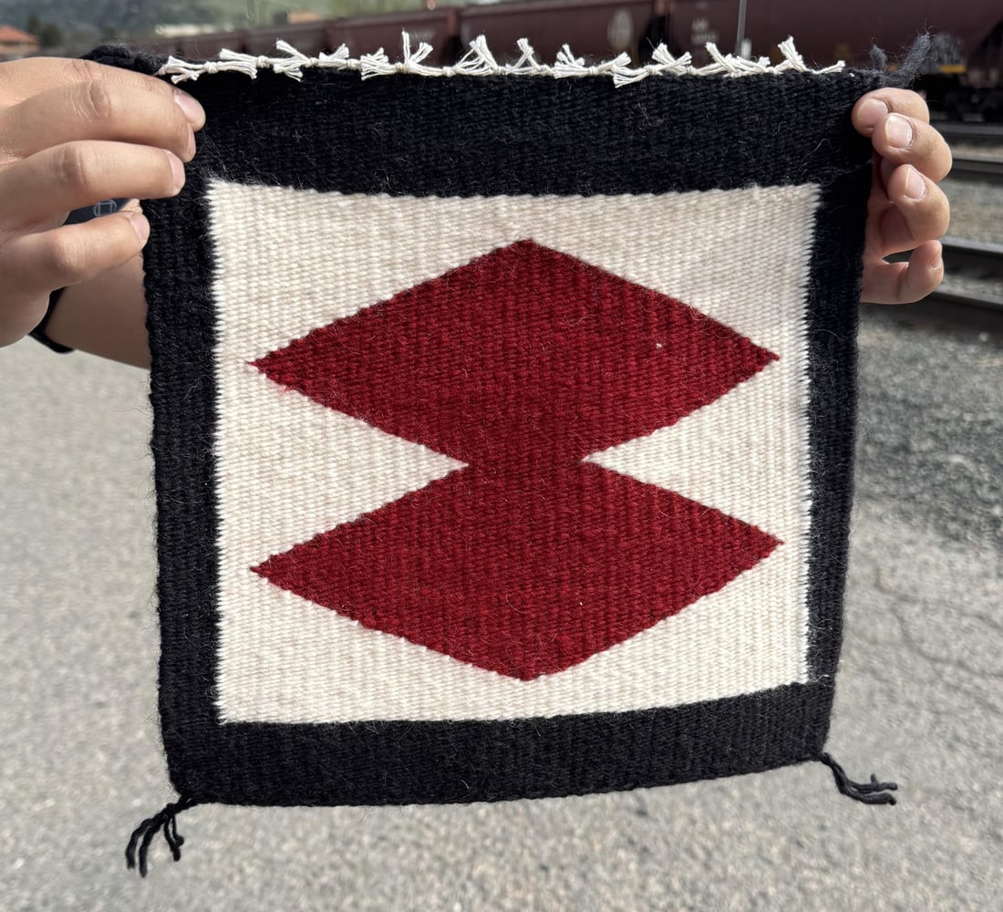 Navajo Indian Gallup Sampler Throw Rug (1 of 3)