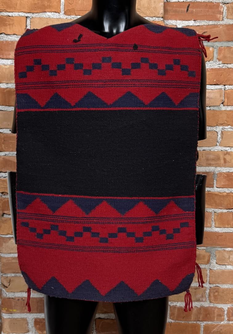 Navajo Indian Biil Rug Blanket Dress: 20" by 29 1/2".