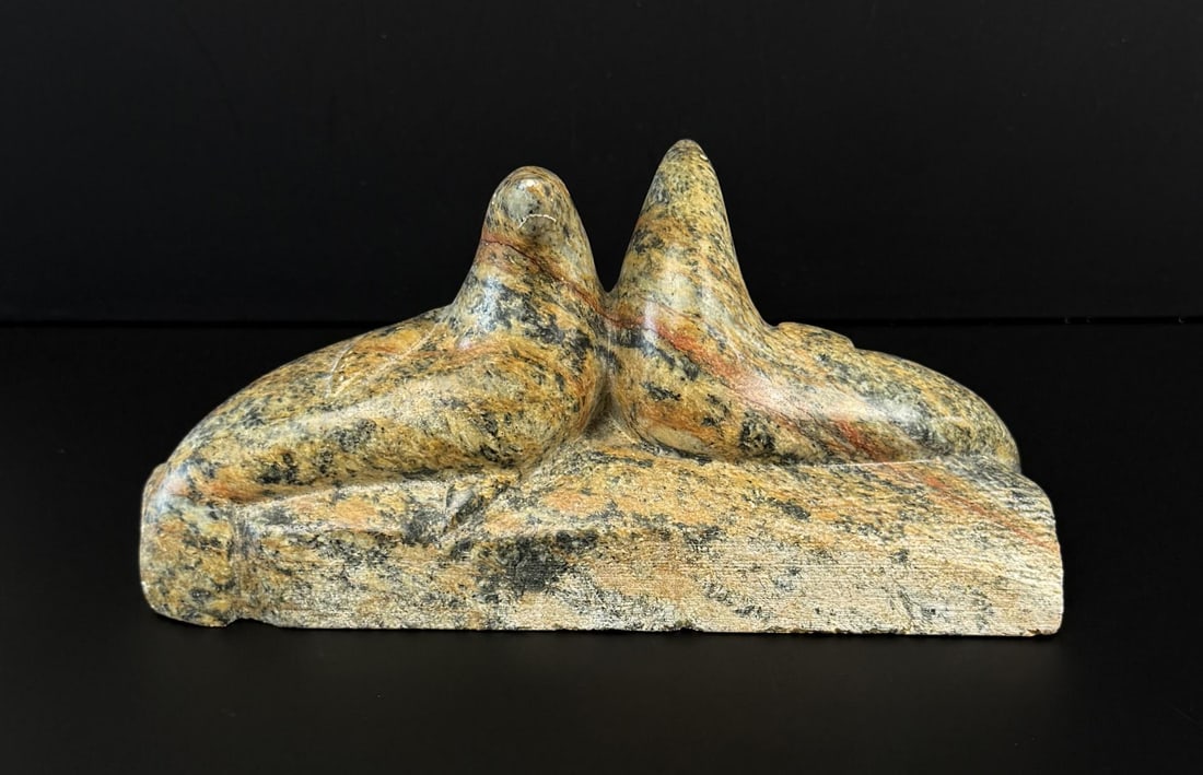 Eddie Omnik Inuit Eskimo Soapstone Seals (1 of 7)