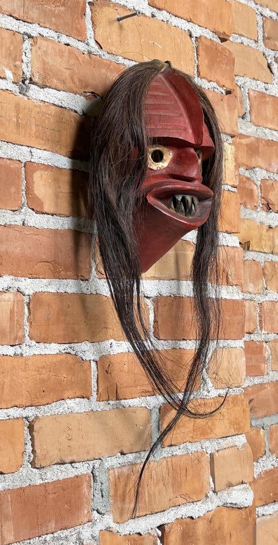 Iroquois Native American Indian False Face Mask - 7