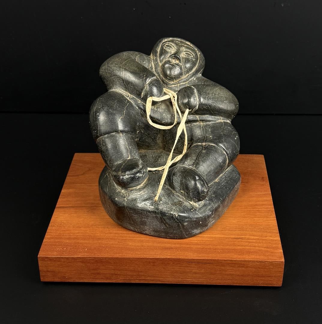 Noah Tuki Inuit Soapstone Carving (1 of 8)