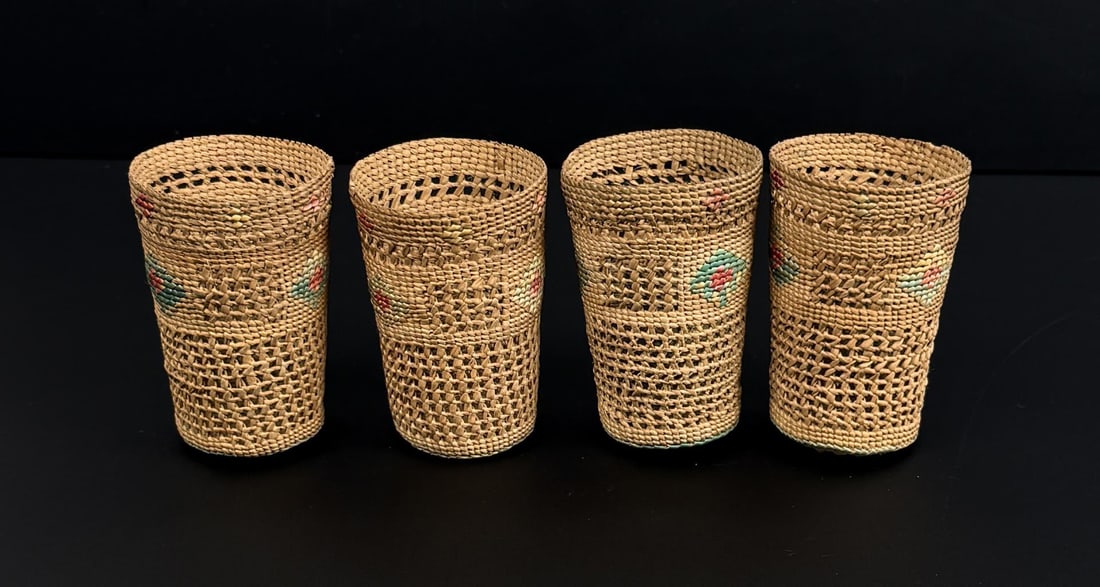 Tlingit Northwest Coast Indian Baskets (1 of 6)