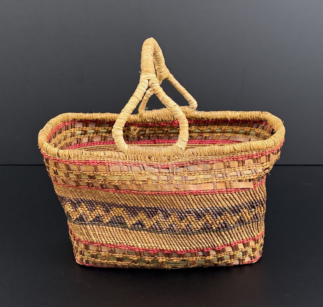 Makah Northwest Coast Indian Basket (1 of 7)