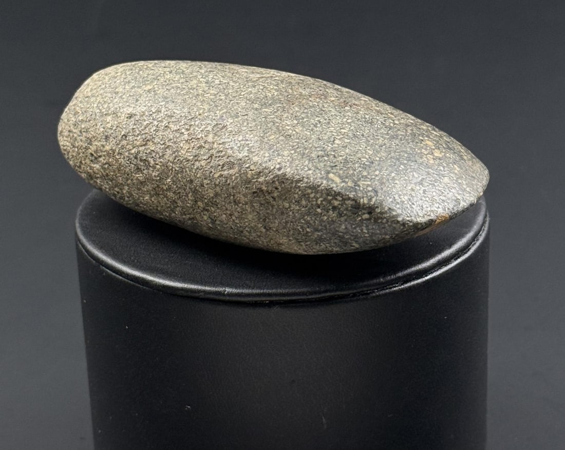 Ancient Native American Indian Stone Adze Celt: 3 1/2" by 1 5/8" by 1 1/8".