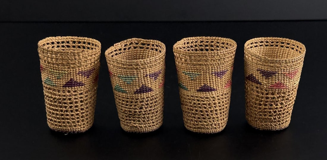 Tlingit Northwest Coast Indian Baskets (1 of 5)