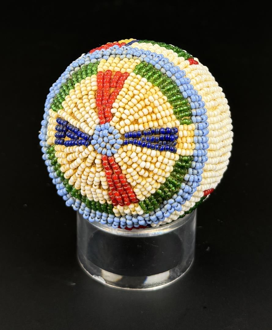 Sioux Native American Indian Game Ball (1 of 5)
