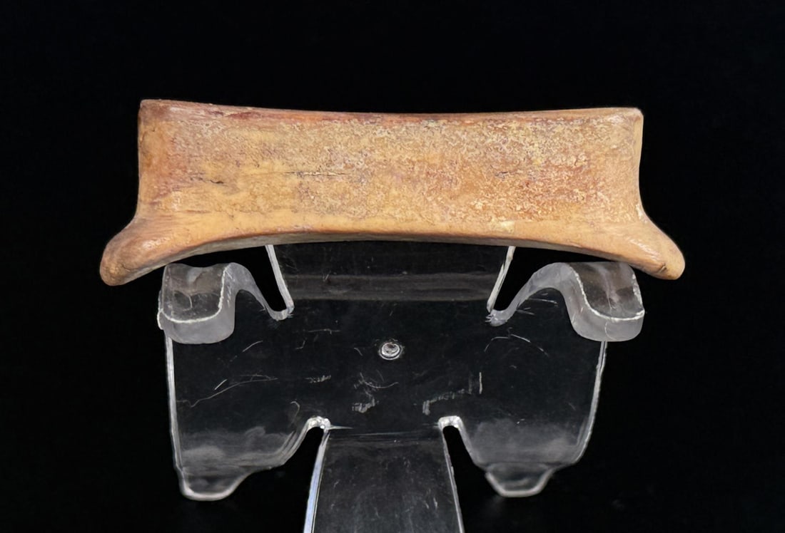 Ancient Thule Inuit Alaskan Eskimo Labret: 2 1/8" long. Native made prior to 1972. This item cannot be shipped to Oregon, California, Hawaii, New York, New Jersey, Internationally, or any other state that prohibits.