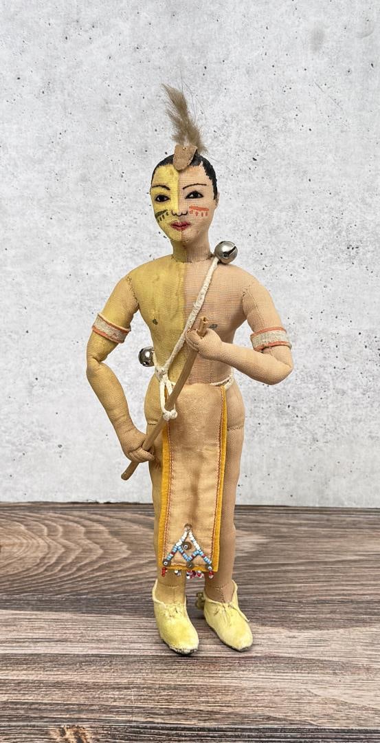 Native American Indian Doll: 14" tall.