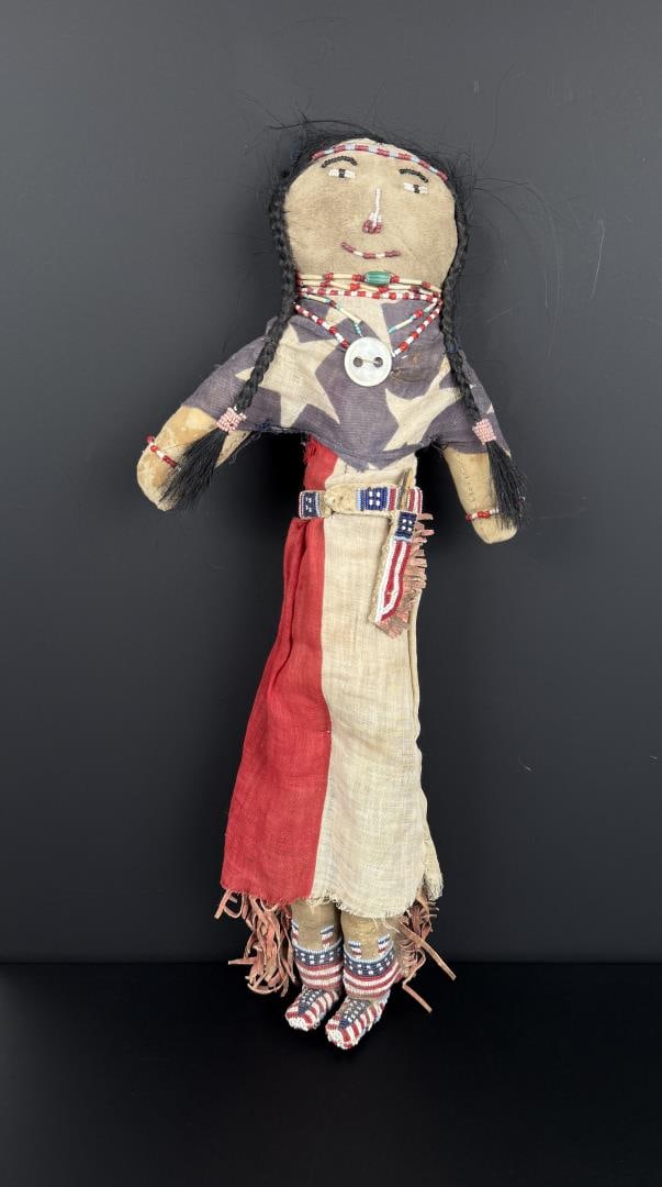 Native American Indian Flag Outfit Doll (1 of 4)