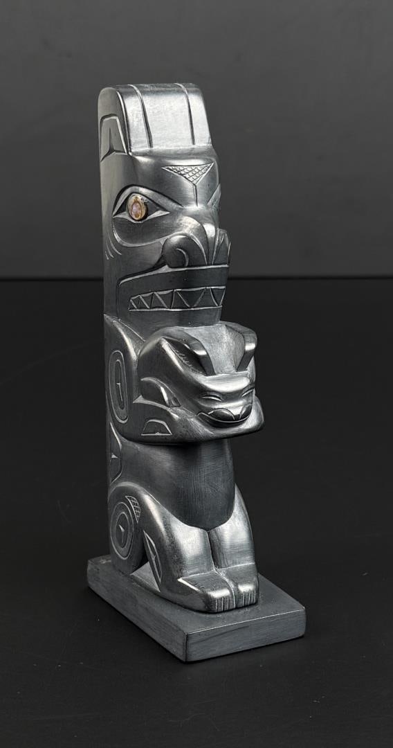 Glen Pollard Haida Argillite Totem Pole (1 of 7)