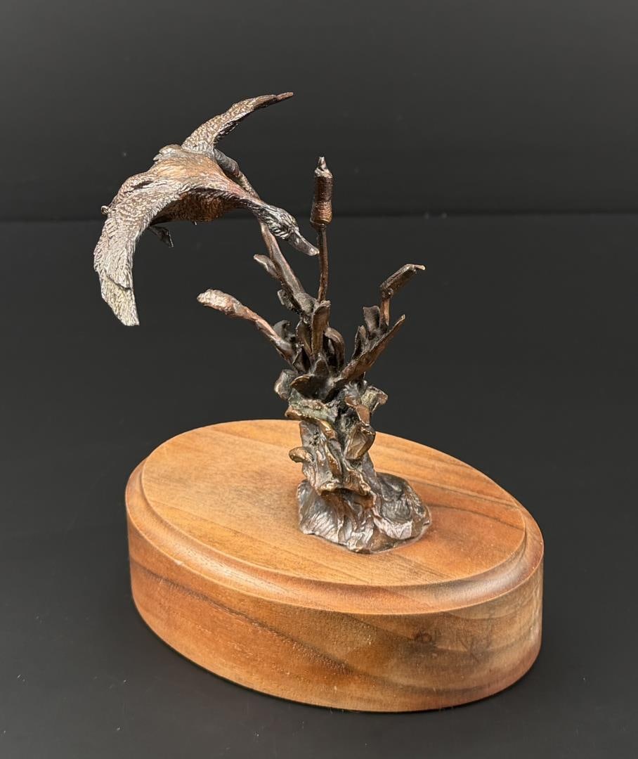 Harvey Rattey Landing Duck Bronze (1 of 6)