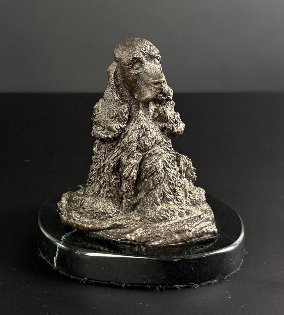 Christine Baldwin Spaniel Dog Bronze (1 of 6)