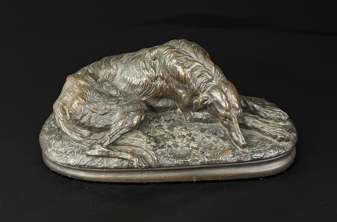 Joseph Raymond Paul Gayrard Deerhound Bronze (1 of 6)