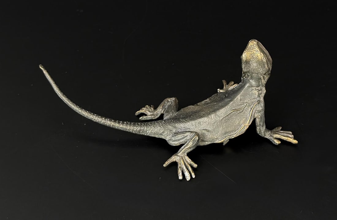 Michael Storey Bronze Lizard - 2