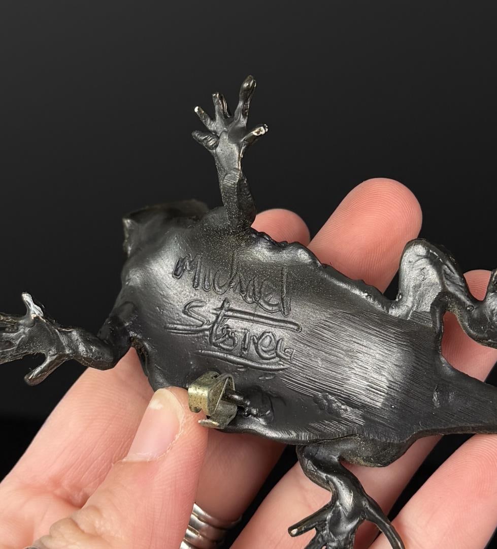 Michael Storey Bronze Lizard - 3
