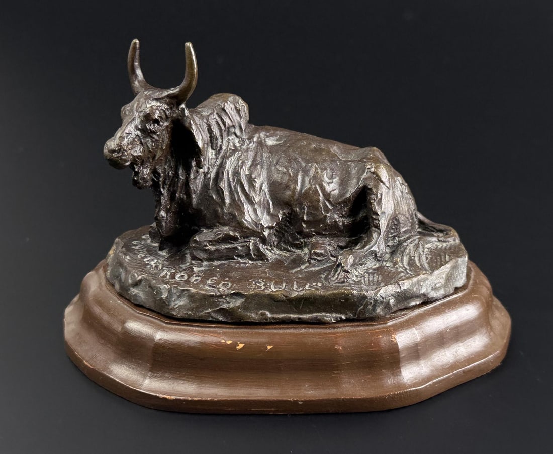 Bob Scriver Montana Rodeo Bull Bronze (1 of 7)