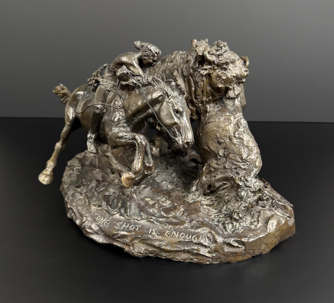 Bob Scriver When One Shot is Enough Bronze (1 of 8)