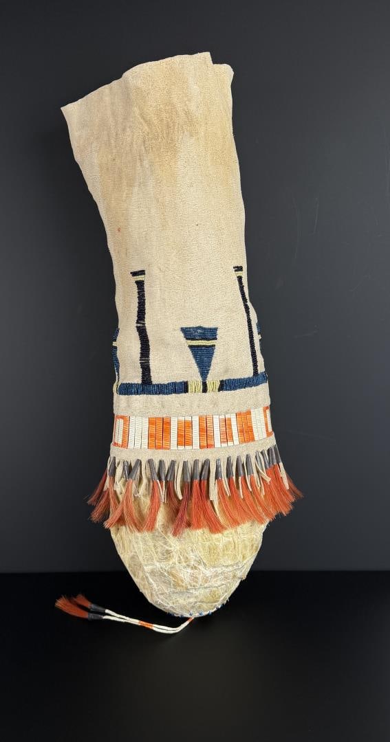 Native American Indian Buffalo Bladder Bag (1 of 8)