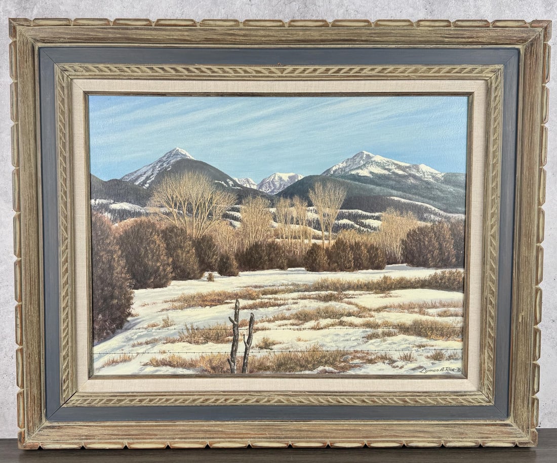 Lyman Rice Winter Afternoon Painting (1 of 6)