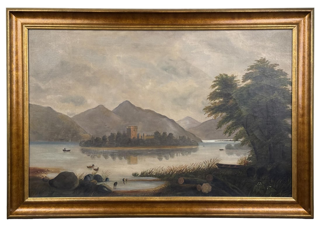 Scottish Castle Landscape Painting (1 of 3)