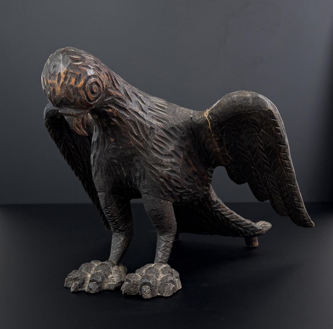 William Schimmel Style Carved Folk Art Eagle (1 of 10)