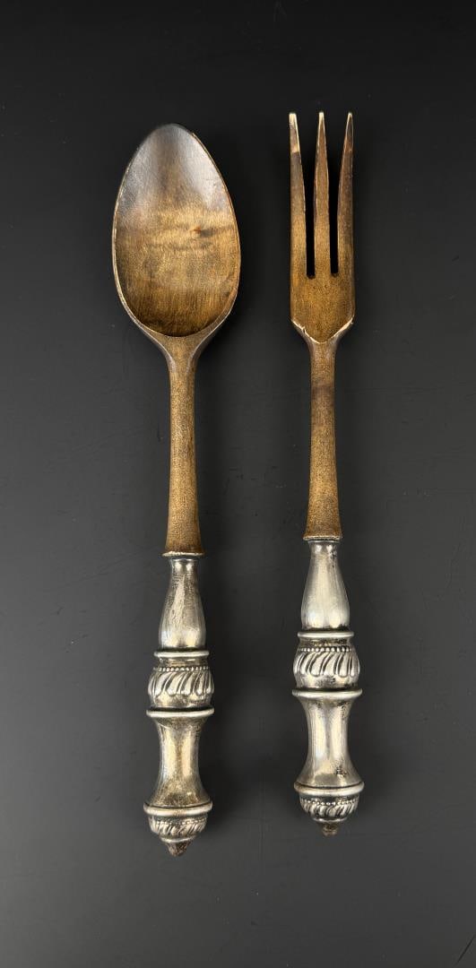 Arrowsmith Weighted Sterling Silver Salad Set (1 of 6)