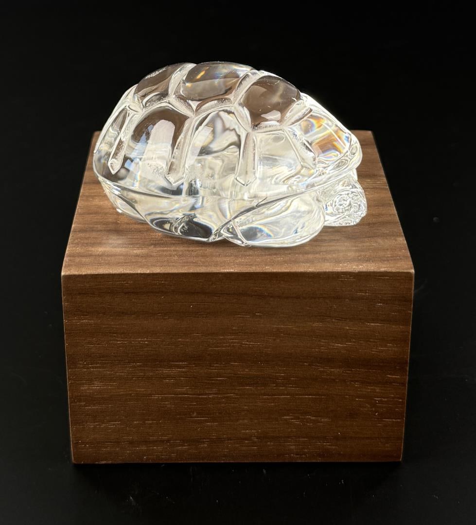 Steuben Crystal Turtle Paperweight - 2