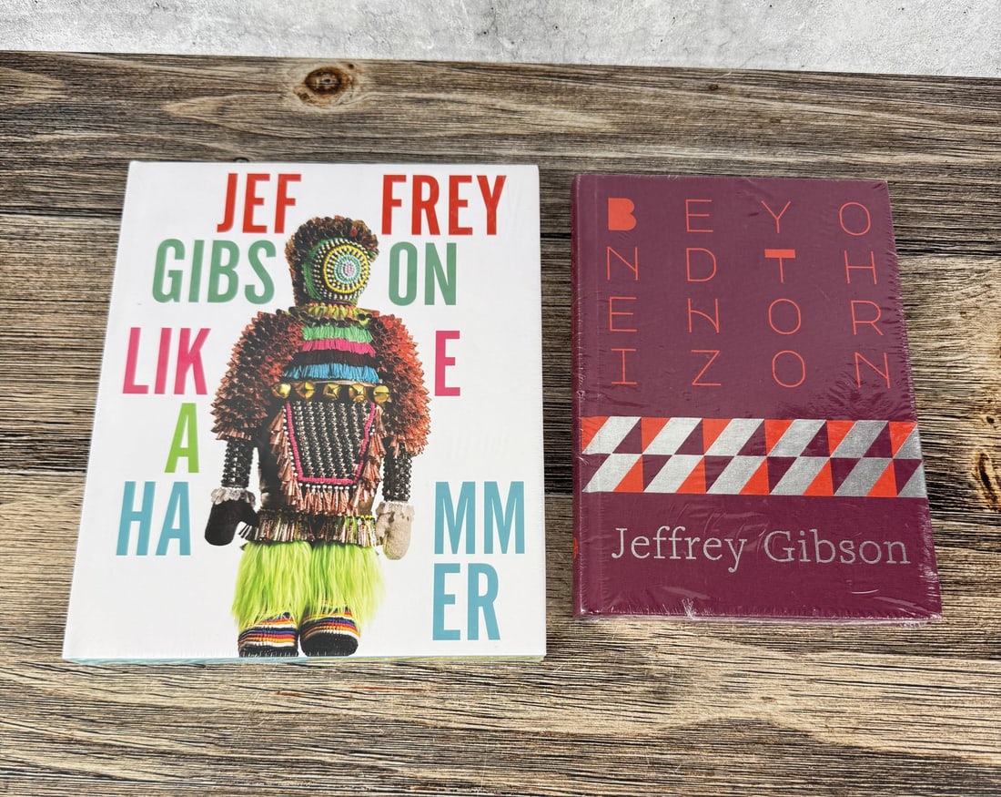 Group of Jeffrey Gibson Books: Like a Hammer and This is the Day, sealed. 2018.