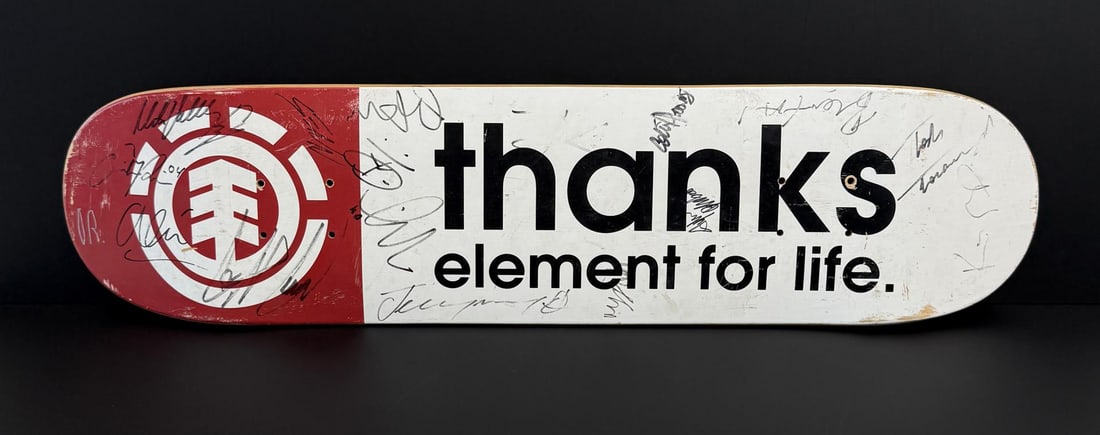 Team Element Signed Skateboard Deck (1 of 8)