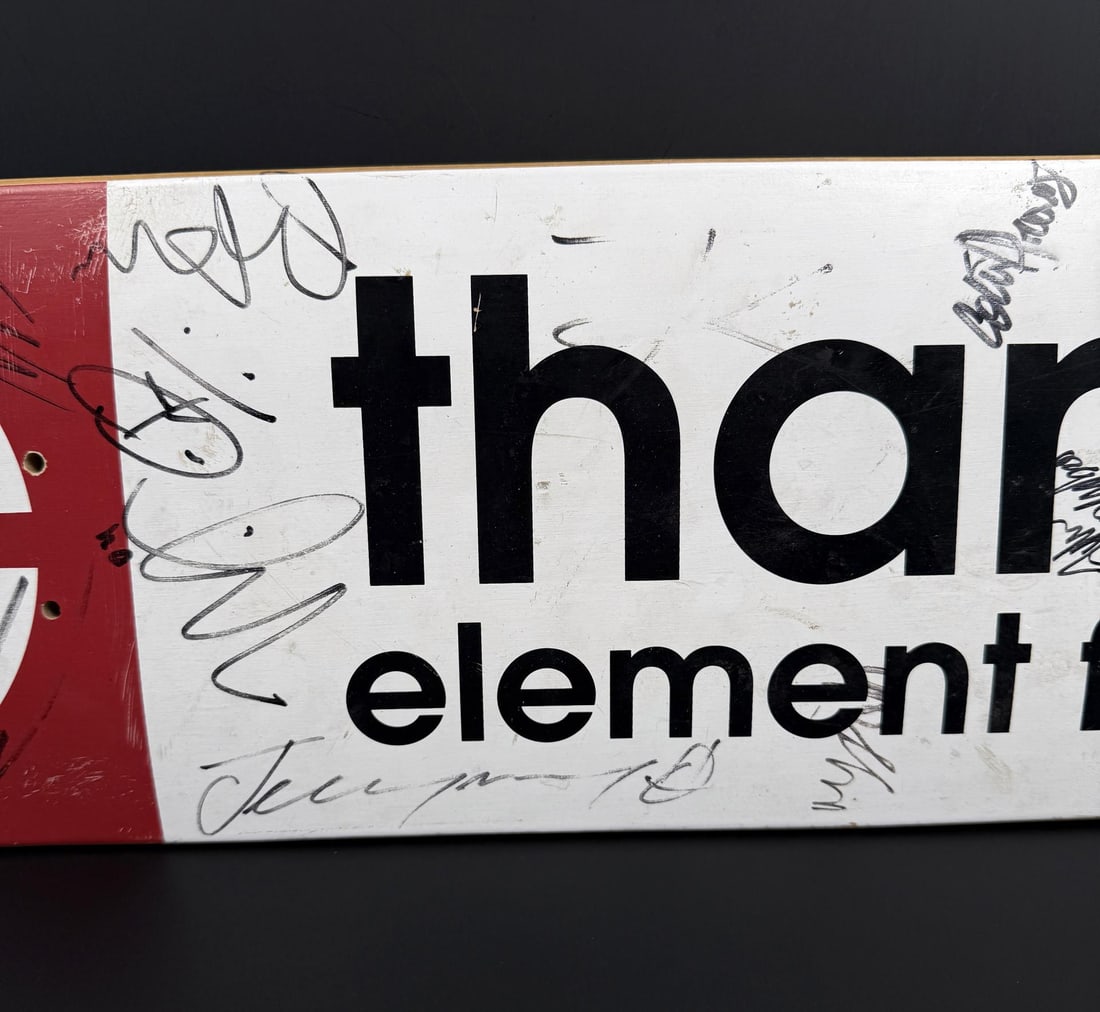 Team Element Signed Skateboard Deck - 6