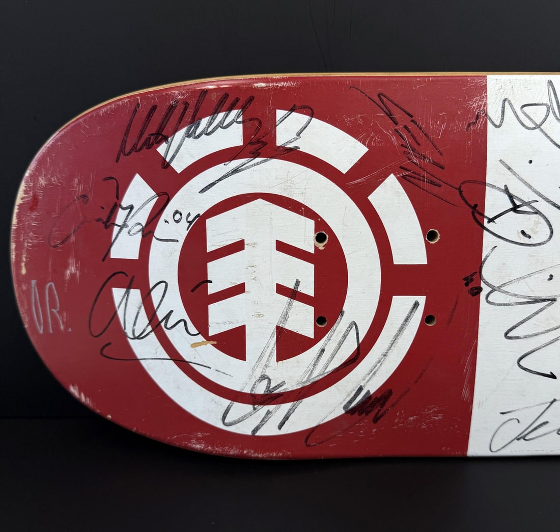 Team Element Signed Skateboard Deck - 7