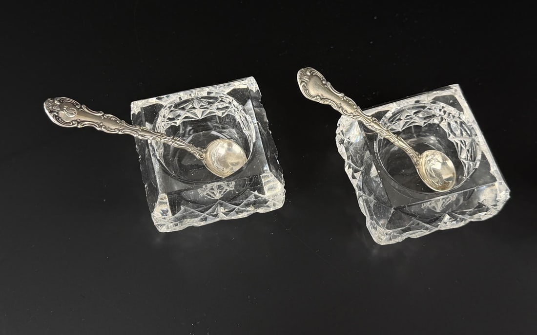 Sterling Silver Single Salt Cellars - 3