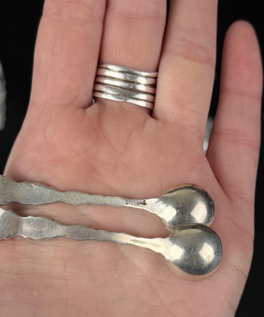 Sterling Silver Single Salt Cellars - 4