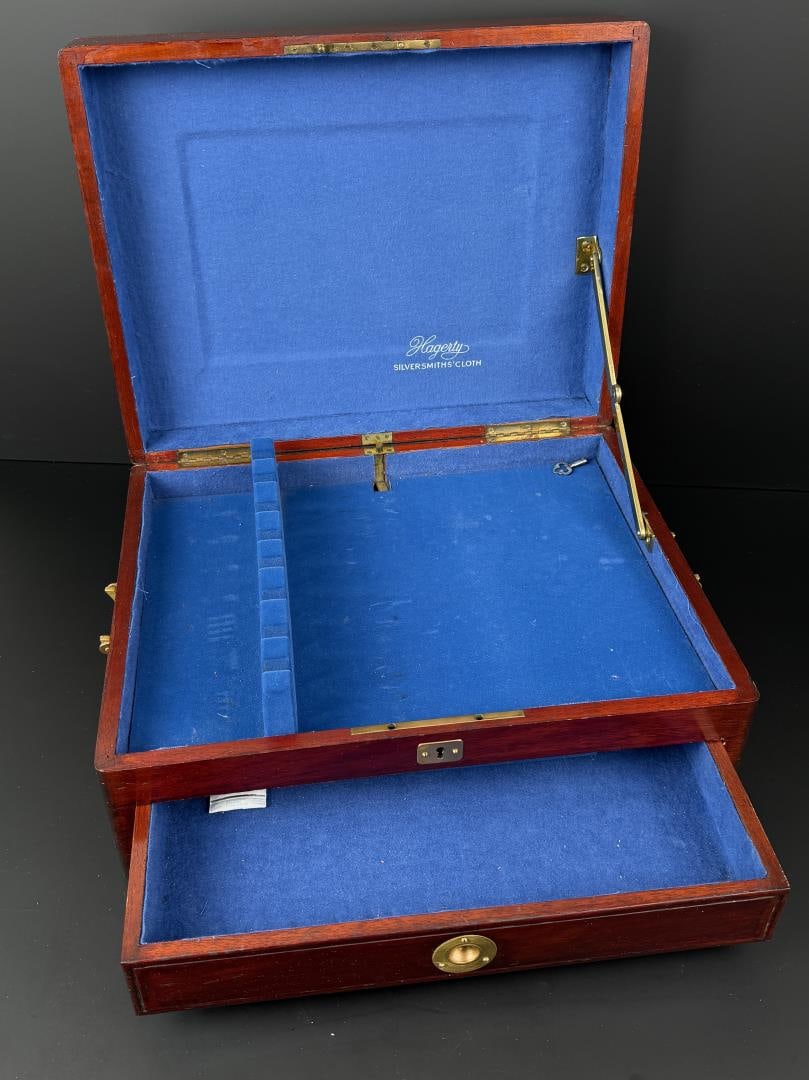 Victorian Locking Flatware Storage Box - 4