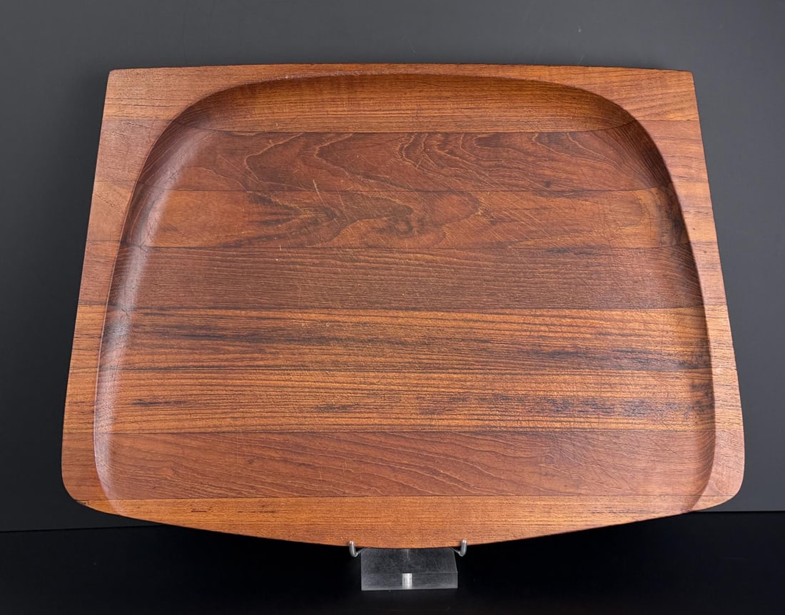 Dansk Jens Quistgaard Staved Teak Serving Tray (1 of 6)
