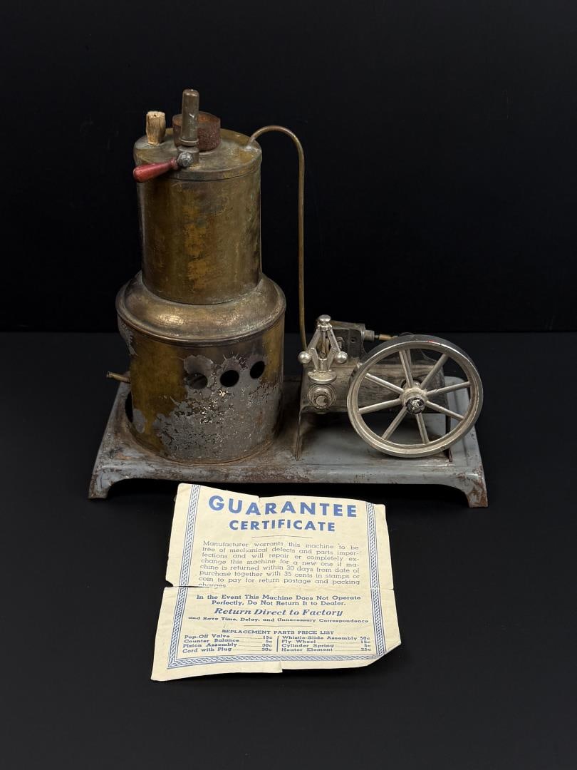 Weeden Model 123 Vertical Live Steam Engine Toy (1 of 11)