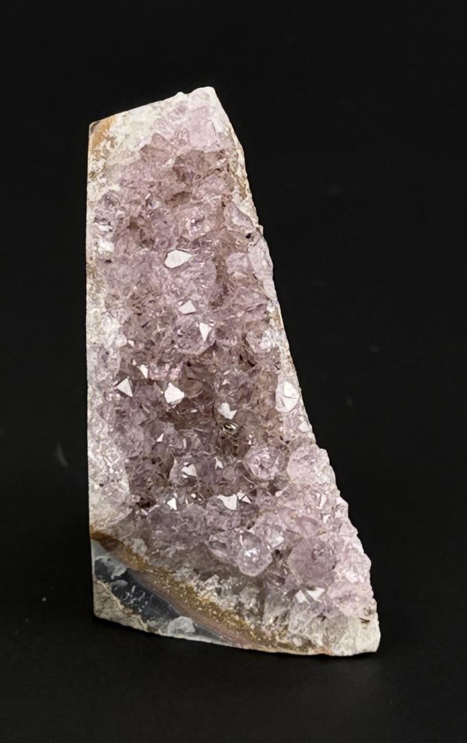 Brazilian Amethyst Geode: 2" by 1 3/8" by 1 1/8". 55 grams.